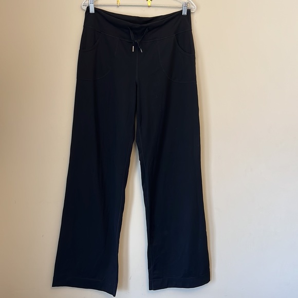 Lululemon Still Pant High Waisted Wide Leg Drawstring Pants size 8 tall - Picture 3 of 17